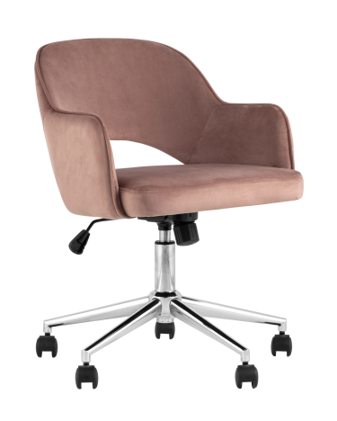 Компьютерное кресло Stool Group Кларк велюр Розовый