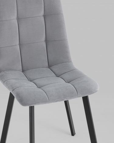 Стул Stool Group Oliver SquareвелюрСерый