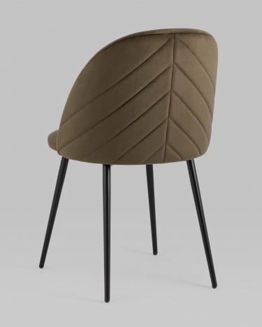 Стул Stool Group Фолио велюр Коричневый