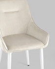 Стул Stool Group Диана white-black велюр Кремовый