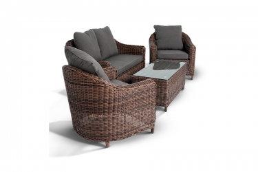 Панна лаунж-зона 4sis Кон KPS2C2T-4-SET brown