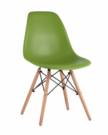 Стул Stool Group Eames DSW 4 шт. Зеленый