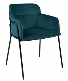 Стул R-home Strike black Aquamarin