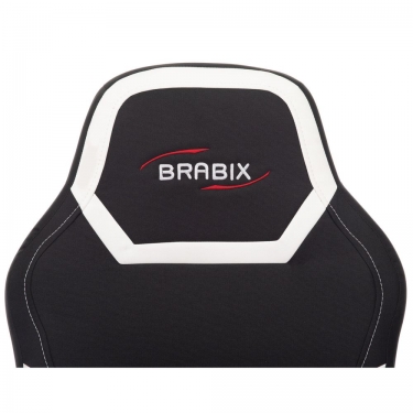 Кресло компьютерное BRABIX BRABIX Alpha GM-018 Черное/белое