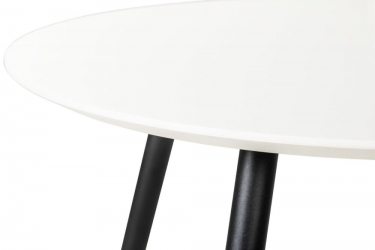 Стол R-home Месси d860 Белый со скосом