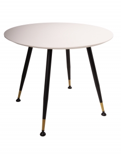 Стол R-home Месси d860 Белый со скосом