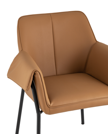 Кресло Stool Group Бесс экокожа Коричневый
