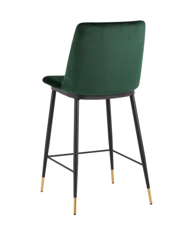 Стул Stool Group Мелисса полубарный велюр Зеленый
