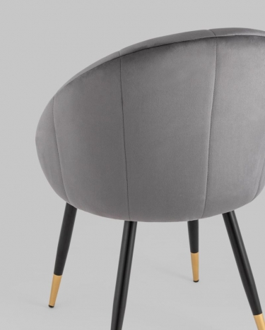 Стул Stool Group Наоми велюр Серый