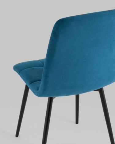 Стул Stool Group Oliver велюр Пыльно-синий
