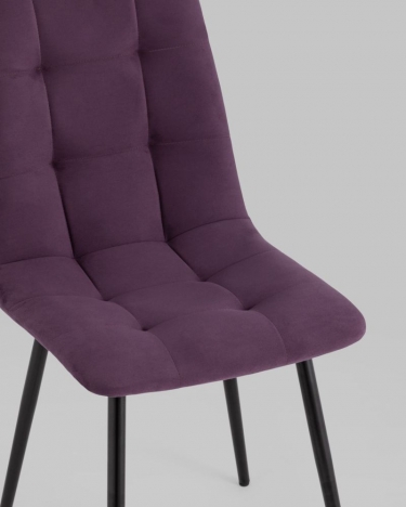 Стул Stool Group Oliver велюр Фиолетовый