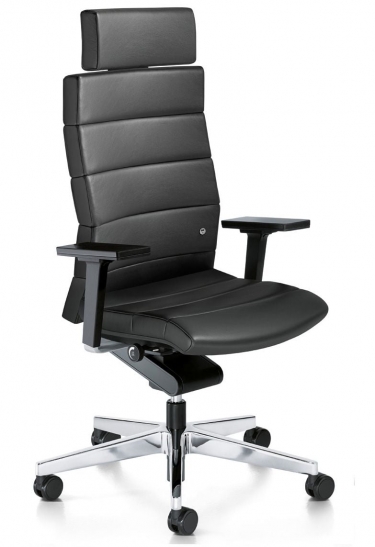 Кресло на черных опорах, обитое, с подлокотниками Profoffice PINKO UPH 4legs black Kiton 08 Arm Зеленый Черный