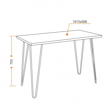 Cтол Tetchair WD-06 Concrete