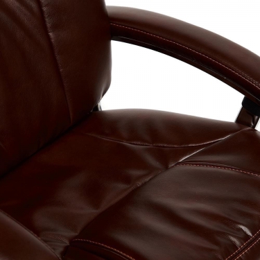 Кресло Tetchair SOFTY LUX кож/зам, коричневый, 2 TONE
