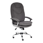 Кресло Tetchair SOFTY LUX флок , серый, 29