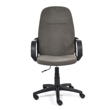 Кресло Tetchair LEADER флок , серый, 29