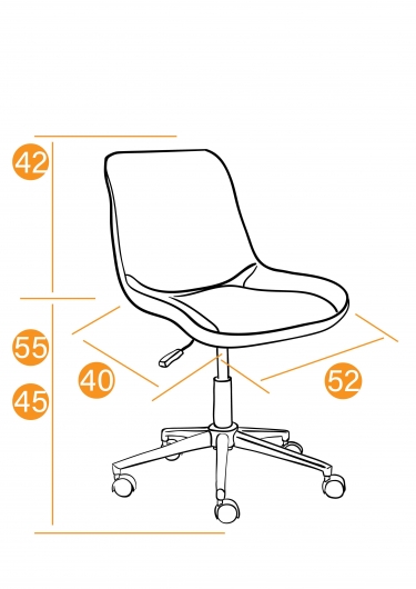 Кресло Tetchair STYLE флок , фиолетовый, 138