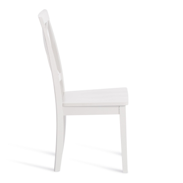 Стул Tetchair GOLFI Гольфи дерево гевея/мдф, 44x54x95, pure white 402