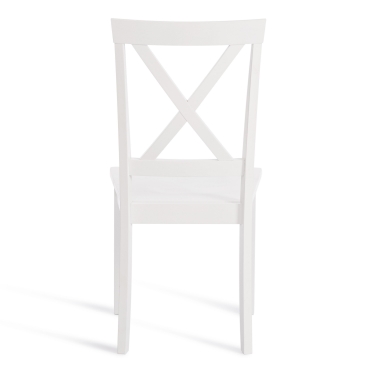 Стул Tetchair GOLFI Гольфи дерево гевея/мдф, 44x54x95, pure white 402