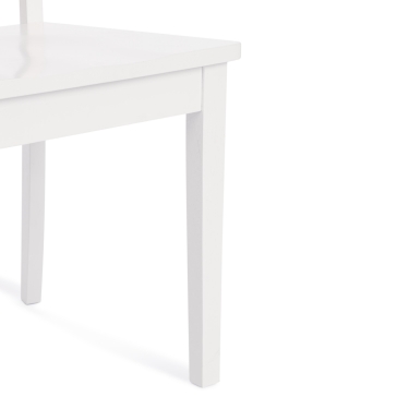 Стул Tetchair GOLFI Гольфи дерево гевея/мдф, 44x54x95, pure white 402