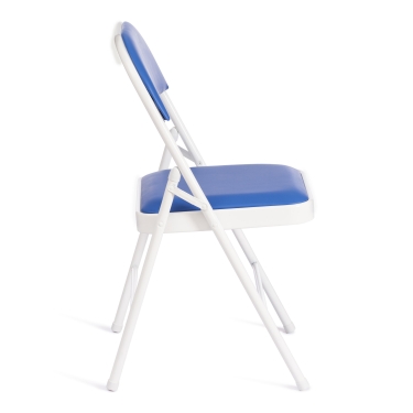 Стул складной Tetchair FOLDER mod. 032 каркас металл, сиденье/спинка экокожа, 415176см, синий