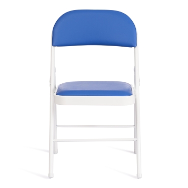 Стул складной Tetchair FOLDER mod. 032 каркас металл, сиденье/спинка экокожа, 415176см, синий
