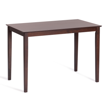 Обеденный комплект Tetchair Хадсон стол + 4 стула/ Hudson Dining Set cappuccino темный орех