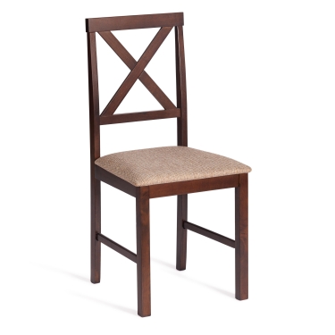 Обеденный комплект Tetchair Хадсон стол + 4 стула/ Hudson Dining Set cappuccino темный орех