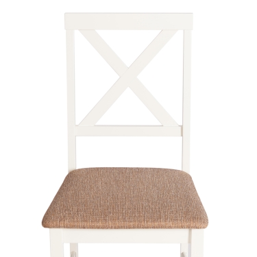 Обеденный комплект Tetchair Хадсон стол + 4 стула/ Hudson Dining Set ivory white слоновая кость