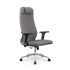 Кресло руководителя Метта Metta L 1m 38К2/2D Infinity Easy Clean MPES Комплект 10 Серое