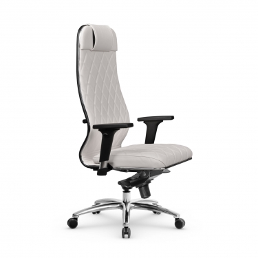 Кресло руководителя Метта Мetta L 1m 40M/2D Infinity Easy Clean MPES Комплект 1 Белое