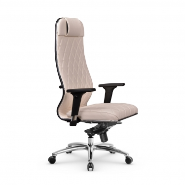 Кресло руководителя Метта Мetta L 1m 40M/2D Infinity Easy Clean MPES Комплект 1 Светло-бежевое