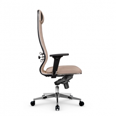 Кресло руководителя Метта Мetta L 1m 40M/2D Infinity Easy Clean MPES Комплект 3 Темно-бежевое