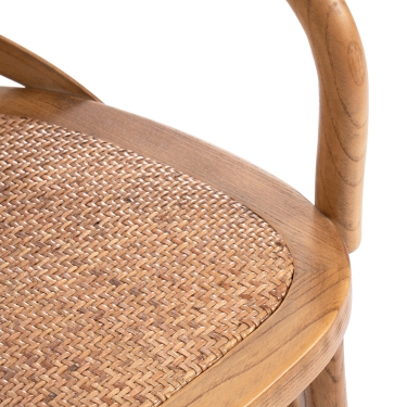 Стул с подлокотниками Tetchair CROSS mod.CB2008 дерево береза, 91х55х52см, Груша 3