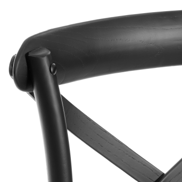 Стул Tetchair CROSS mod.CB2001 дерево береза, 49.553.587, черный