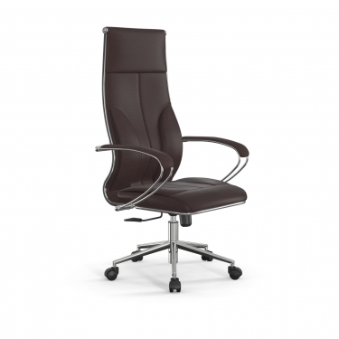 Кресло руководителя Метта Мetta L 1m 46/K Infinity Easy Clean MPES Комплект 9 Темно-коричневое