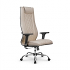 Кресло руководителя Метта Мetta L 1m 50M/2D Infinity Easy Clean MPES Комплект 5 Темно-бежевое