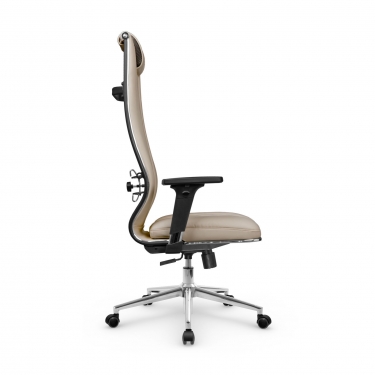 Кресло руководителя Метта Мetta L 1m 50M/2D Infinity Easy Clean MPES Комплект 7 Темно-бежевое