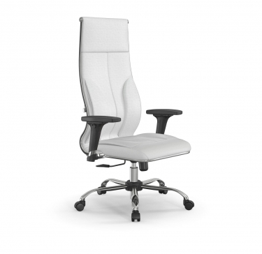 Кресло руководителя Метта Мetta L 1m 46/2D Infinity Easy Clean MPES Комплект 5 Белое
