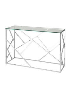 Консоль Stool Group АРТ ДЕКО 12040 Серебро