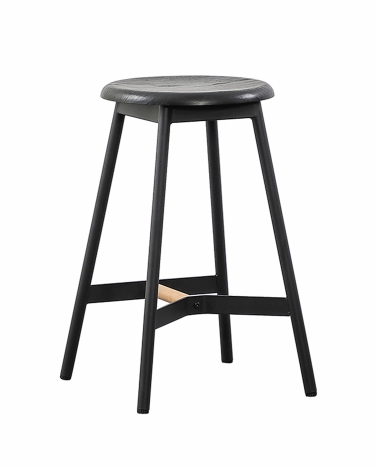 Стул полубарный Stool Group Knobb 650 см Черный