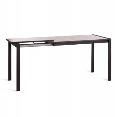Стол Tetchair GALEON ЛДСП/HPL/металл, 110 x 70+45 x 75 см, Береза Таксус/черный