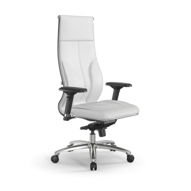 Кресло руководителя Метта Мetta L 1m 46/4D Infinity Easy Clean MPES Комплект 1 Белое