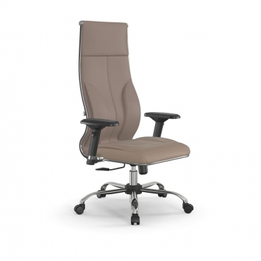 Кресло руководителя Метта Мetta L 1m 46/4D Infinity Easy Clean MPES Комплект 5 Темно-бежевое