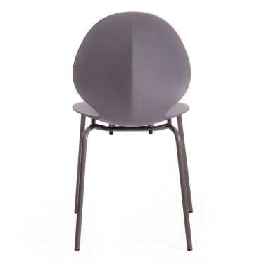 Стул Tetchair EBAY mod 03 металл/пластик, 52x46x83.5, серый