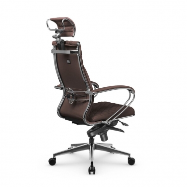 Кресло руководителя Метта Metta L 2c 44C/K116 Infinity Easy Clean MPES Комплект 2 Темно-коричневое