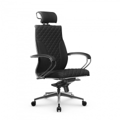Кресло руководителя Метта Metta L 2c 44C/K116 Infinity Easy Clean MPES Комплект 2 Черное
