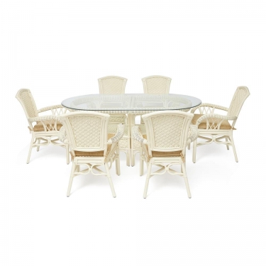 Стул Tetchair Secret de Maison Monique mod. PL08-6242 металл, 48 х 40 х 93 см, Античный белый Antique White