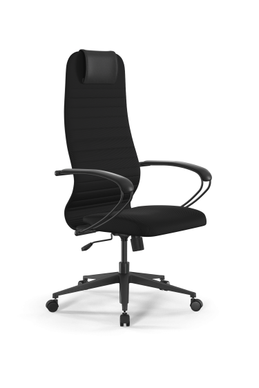 Кресло офисное Метта МЕТТА B 1b 21/K130, Основание 17832 Комплект 4 Черное