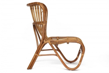 Кресло-качалка Tetchair Secret De Maison Petunia mod. 01 5088 RC SP KD/1-1 натуральный ротанг/металл, 80х61х80см, светлый мед/черный